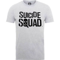 Suicide Squad - Logo Mens Heather Grey T-Shirt Photo