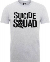 Suicide Squad - Logo Mens Heather Grey T-Shirt Photo