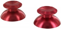 ZedLabz Alloy Metal Thumb Stick Replacements x2 - Red Photo