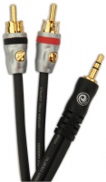 Planet Waves PW-MP-05 Dual RCA to Stereo Mini Cable â€“ 5ft Photo