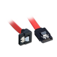 Lindy 0.5m SATA Cable 90 Degree Latch Type Photo