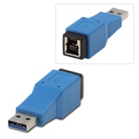 Lindy USB 3.0 A M to B-F Adapter Photo