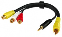 Lindy 3X Rca F-3.5Mm Stereo M 1 Rca M 20Cm Photo