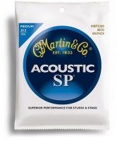 Martin MSP3200 Acoustic SP 13-56 80/20 Bronze Medium Acoustic Guitar Stings Photo
