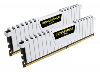 Corsair - Vengeance LPX White low-profile heatsink 32GB DDR4-3000 CL15 1.35v - 288pin Memory Photo