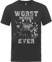 Suicide Squad - Worst Heroes Ever Mens Charcoal Grey T-Shirt Photo