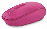 Microsoft - 1850 Wireless Mobile Mouse - Magenta Photo