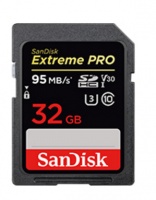 Sandisk Extreme Pro 32GB SDHC 95MB/s UHS-I Class 10 Memory Card Photo