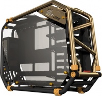 In WIn - D-Frame 2.0 Open-Air Chassis - Black/Gold Platinum Photo