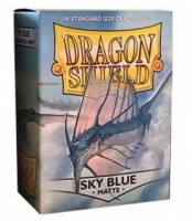 Dragon Shield - Standard Sleeves - Matte Sky Blue Photo