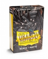 Dragon Shield - Japanese Size Sleeves - Matte Black Photo