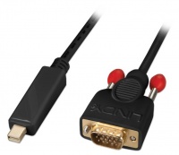 Lindy - 2m Mini DisplayPort to VGA Cable - Black Photo