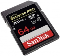 Sandisk Extreme Pro SDHC 64GB - 300MB/s UHS-2 Photo
