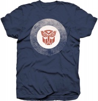 Transformers Target Logo Mens Blue T-Shirt Photo
