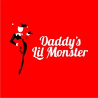 Daddy's Little Monster Women's Hoodie - Red Photo