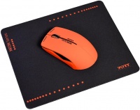 Port Designs - Wireless Mouse - Crimson Red Mouse Pad Photo