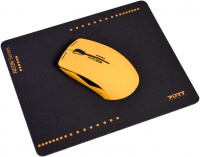 Port Designs - Wireless USB Mouse - Neno Orange Mouse Pad Photo