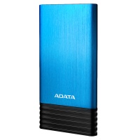 ADATA - X7000 Lithium Polymer 7000mAh Power Bank - Black/Blue Photo
