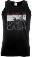 Johnny Cash Studio Shot Black Mens Vest Photo