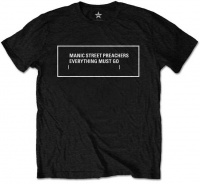 Manic Street Preachers Everything Must Go Monochrome Mens Black T-Shirt Photo