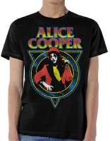 Alice Cooper - Snake Skin Mens Black T-Shirt Photo