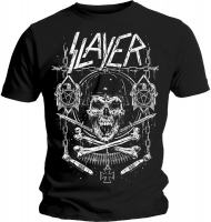 Slayer Skull & Bones Revised Mens Black T-Shirt Photo