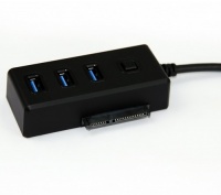 Agestar USB 3.0 3-Ports Mini Hub for 2.5" and 3.5" Hard Drive Photo