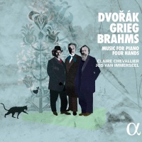 Alpha Brahms / Dvorak / Grieg - Dvorak Grieg & Brahms: Music For Piano Four Hands Photo
