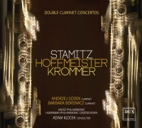 Dux Recording Prod Hoffmeister / Krommer / Stamitz / Borowicz - Double Clarinet Concertos Photo