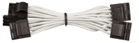 Corsair - 4 Pin Peripheral Type 4 PSU Cable - White Photo