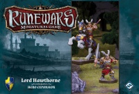 Fantasy Flight Games Runewars Miniatures Game - Lord Hawthorne Hero Expansion Pack Photo