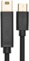 Ugreen 1m USB Type-C Male to USB 2.0 Mini Male Cable - Black Photo