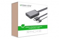 Ugreen HDMI and USB Type-A to DisplayPort Converter - Black Photo