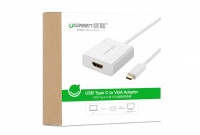 Ugreen 20cm USB Type-C to HDMI Converter - White Photo
