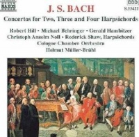 Naxos Michael Behringer / Hambitzer Gerald / Hill Robert / Noll Christoph Anselm - Bach:Ctos For 2 3 & 4 Hpds Photo