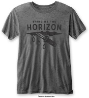 Bring Me The Horizon - Wound Mens Burnout Charcoal T-Shirt Photo