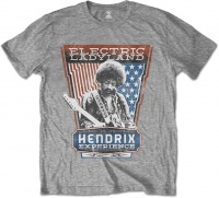 Jimi Hendrix - Electric Ladyland Mens Grey T-Shirt Photo