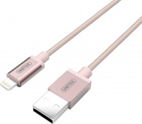 Unitek 1m USB to Lightning USB Cable - Rose Gold Photo