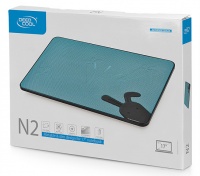 DeepCool N2 Kawaii Style 17" Notebook Cooler - Aqua and Black Photo
