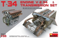 MiniArt - 1/35 - T-34 Engine & Transmission Set Photo