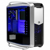 Cooler Master - Cosmos 2 25th Anniversary Edition Desktop Chassis - Silver - Windowed Photo