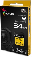 ADATA Premier ONE V90 64GB SDXC UHS-2 Class 10 Memory Card Photo