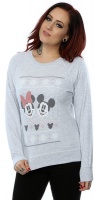 Disney - Mickey & Minnie Mouse Ladies Sweatshirt Photo