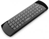 Zoweetek 2.4GHz Wireless Keyboard with Fly Mouse IR Remote Control Microphone and Earphone Jack - Black Photo