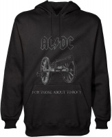 AC/DC - About to Rock Mens Pullover Hoodie - Black Photo