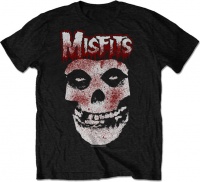 The Misfits - Blood Drip Skull Mens T-Shirt - Black Photo