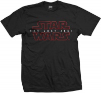 Star Wars The Last Jedi - Logo Mens Black T-Shirt Photo