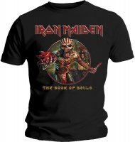 Iron Maiden - Book of Souls Eddie Circle Black T-Shirt Photo