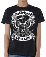 Motorhead - Crosses Sword England Crest Mens Black T-Shirt Photo