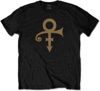 Prince - Symbol Mens Black T-Shirt Photo